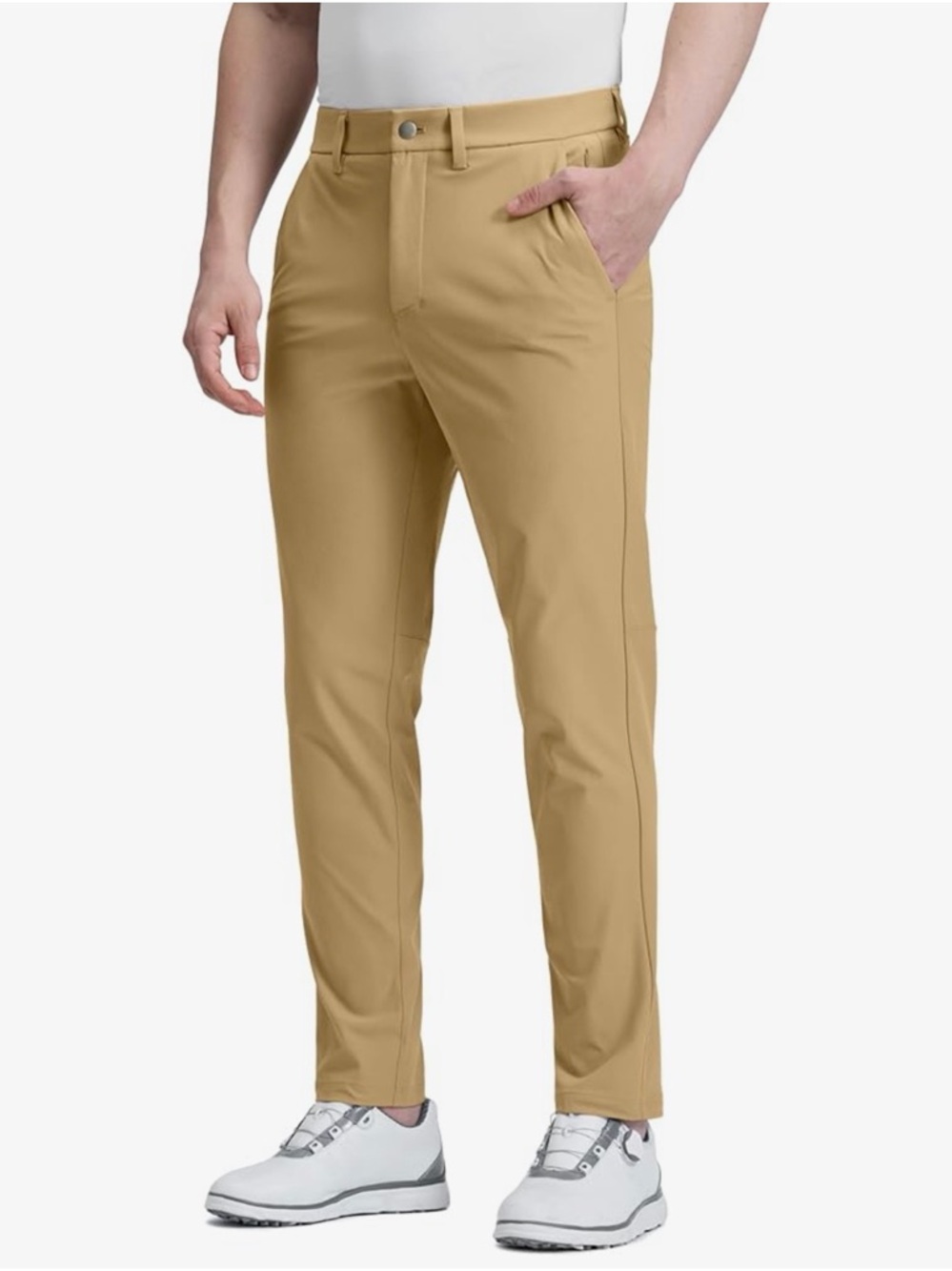 Men's Khaki Golf Pants